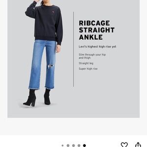 Levi's Women's Straight Leg Jeans in Black